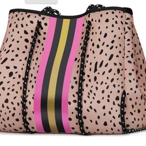 Large neoprene tote bag